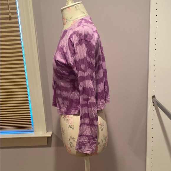 Zella Kids Purple Tie-Dye Long Sleeve Tee - Picture 5 of 9